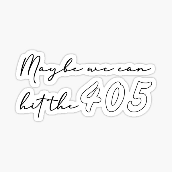 "Meet Me At Our Spot Lyrics" Sticker for Sale by ashlenamusic | Redbubble