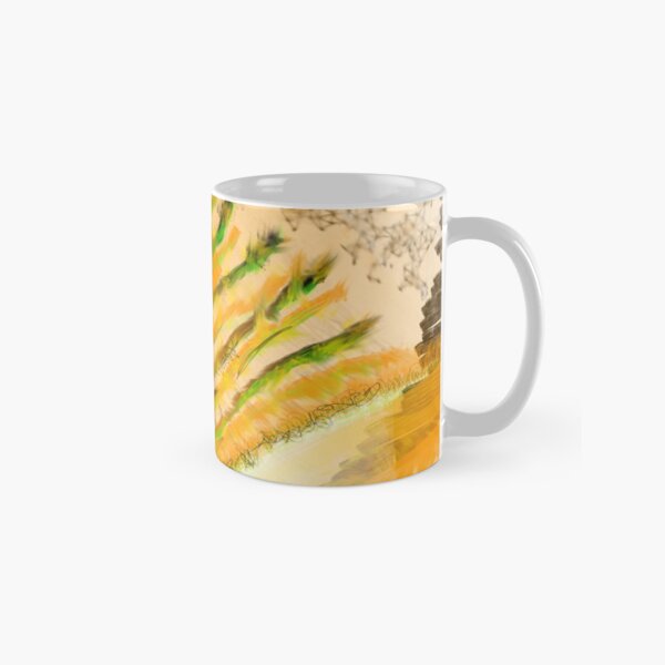 Feathered Sun Breeze Abstract Classic Mug