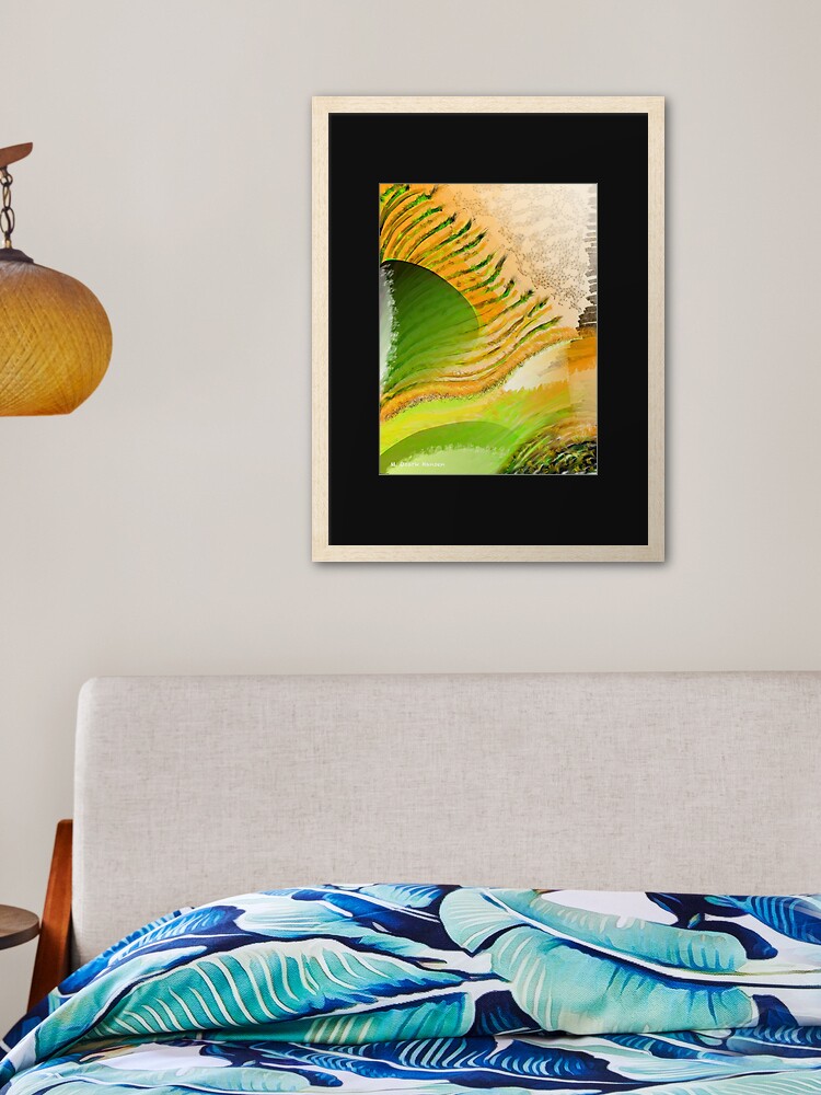 Thumbnail 1 of 7, Framed Art Print, Feathered Sun Breeze Abstract designed and sold by OzarkAkerzFarm.