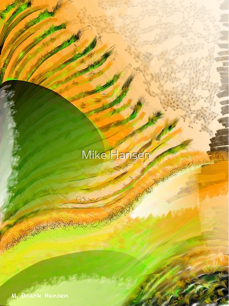 Thumbnail 3 of 3, Poster, Feathered Sun Breeze Abstract designed and sold by OzarkAkerzFarm.