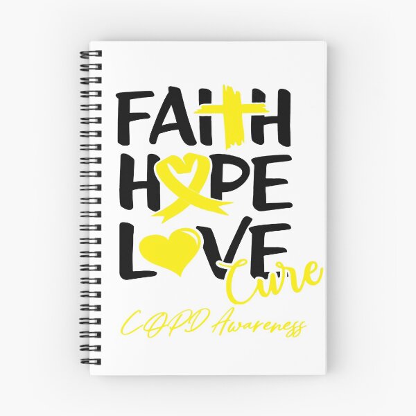 Item preview, Faith Hope Love Cure COPD Awareness designed and sold by Grooffos.