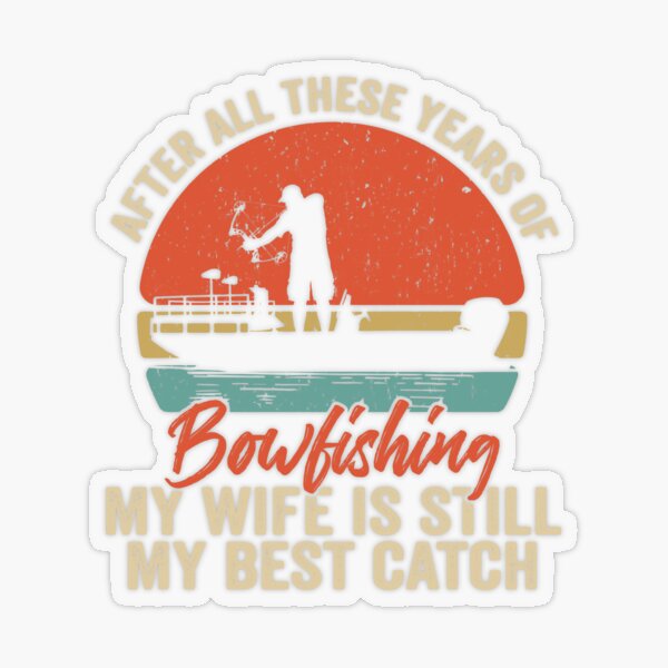 Crossbow Fishing Stickers for Sale