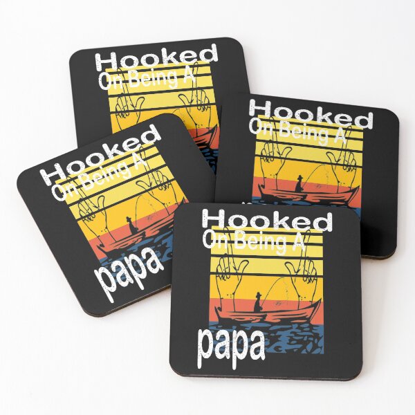 Item preview,  Hooked On Being A Dad Funny FishingPapa designed and sold by boyastore.