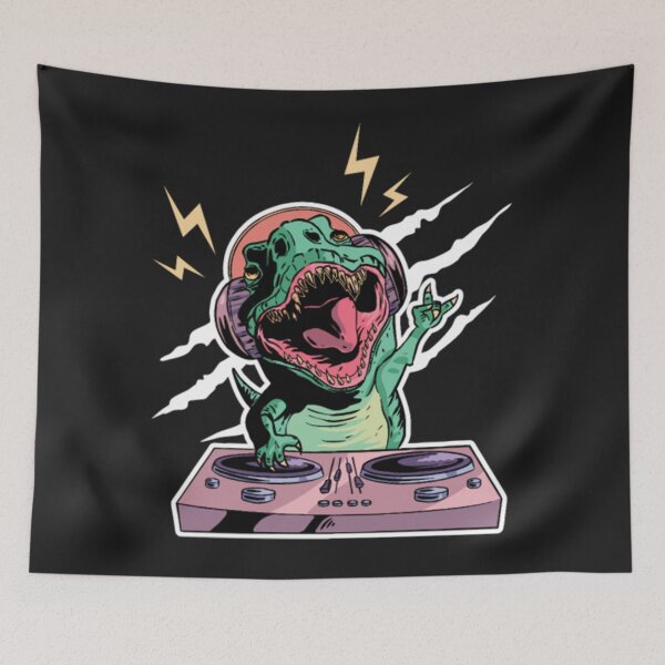 Item preview, Dno t rex Party Techno Electro Music designed and sold by StarcyWol.