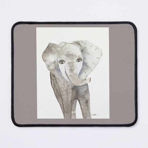 Item preview, Elephant watercolor painting  designed and sold by WatercolorFinds.