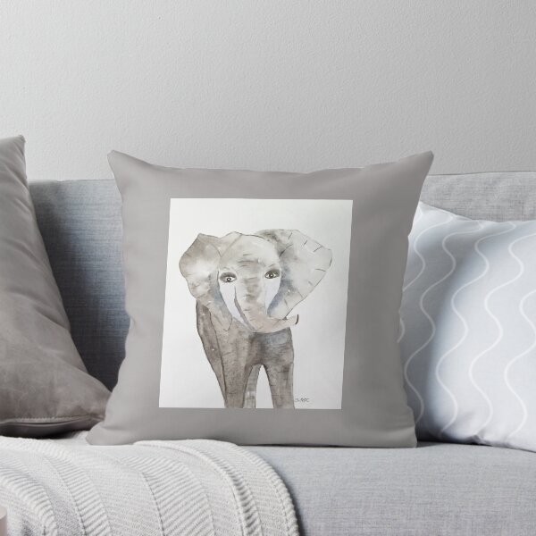 Item preview, Elephant watercolor painting  designed and sold by WatercolorFinds.