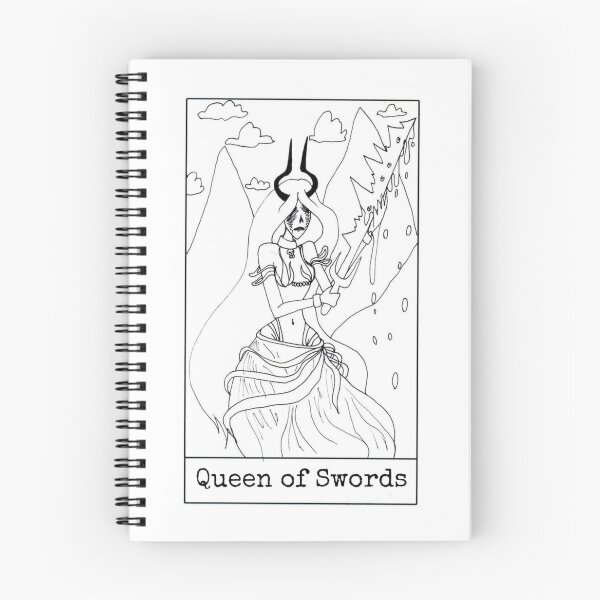 Item preview, Queen of Swords designed and sold by nannonthehermit.