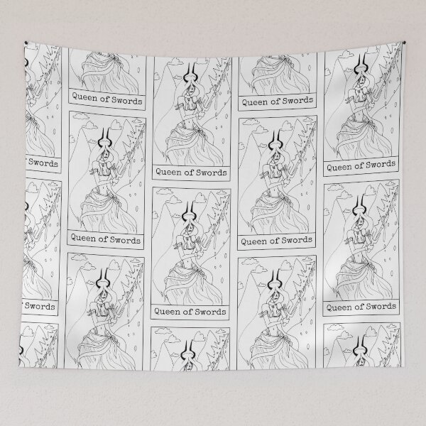 Item preview, Queen of Swords designed and sold by nannonthehermit.