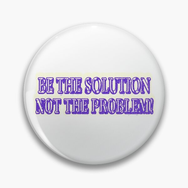 Item preview, Cute Artwork Design About "BE THE SOLUTION" Buy Now designed and sold by Health And Fitness Posts e-Store.