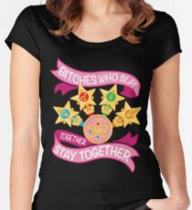Slay Together, Stay Together - Sailor Scouts Women's Fitted Scoop T-Shirt