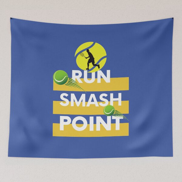 Item preview, Run Smash Point Tennis designed and sold by BronikowskiART.