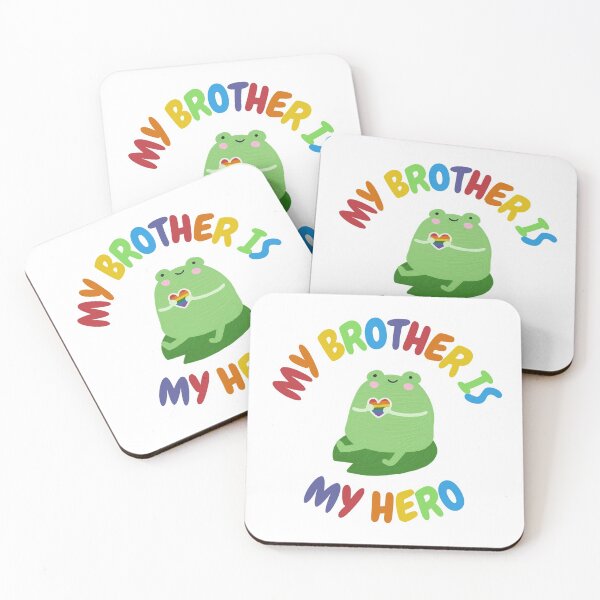 Item preview, My Brother Is My Hero Froggy designed and sold by rosendosen.