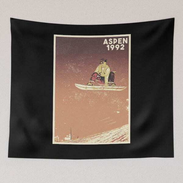 Item preview, Aspen snowboard snowboarding retro 90's ski designed and sold by Captain-Jackson.