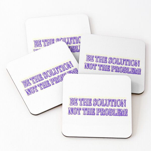 Item preview, Cute Artwork Design About "BE THE SOLUTION" Buy Now designed and sold by Health And Fitness Posts e-Store.