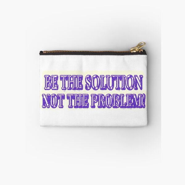 Item preview, Cute Artwork Design About "BE THE SOLUTION" Buy Now designed and sold by Health And Fitness Posts e-Store.