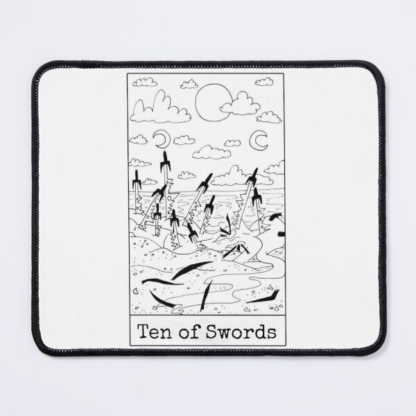 Item preview, Ten of Swords designed and sold by nannonthehermit.