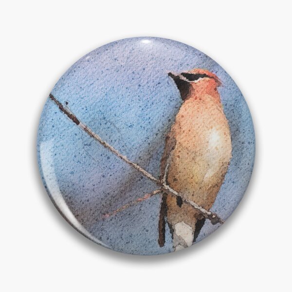 Item preview, Cedar Waxwing on a Branch designed and sold by A. Koh.