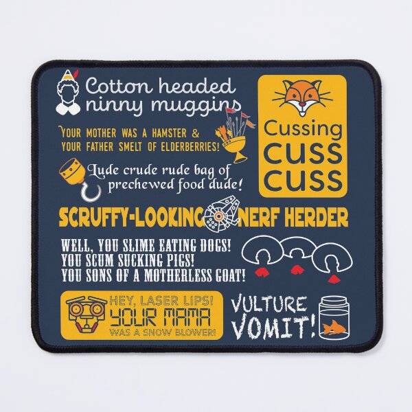 Item preview, PG Movie Insults - Film Quotes for Movie Buffs designed and sold by Birdbrook Academy.
