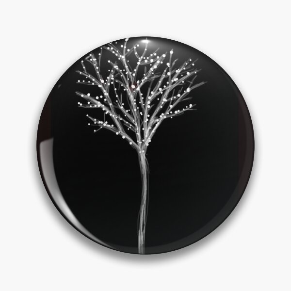 Item preview, Absolutely Stunning white tree with twinkling lights, perfect as a Christmas gift, a cushion or a throw, makes you remember the elegance of Christmas. designed and sold by AnneLouiseArt.