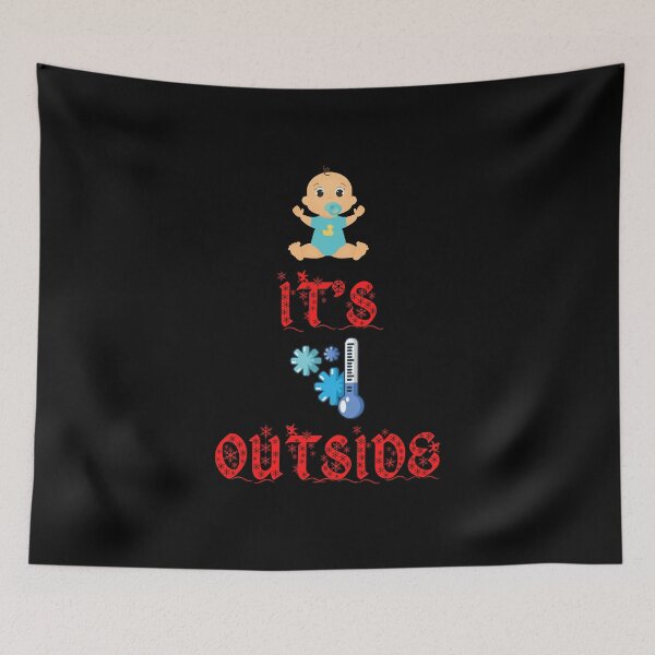 Item preview, Baby It's Cold Outside, Picture Description, Funny Classic T-Shirt designed and sold by JoesCornerStore.