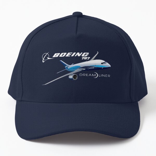 Cheap Boeing 737 Airplane Trucker Hats Merch Casual Distressed