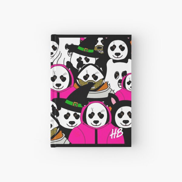 A Pandamic of Pandas Hardcover Journal