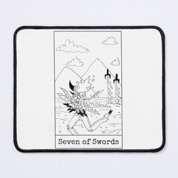 Item preview, Seven of Swords designed and sold by nannonthehermit.
