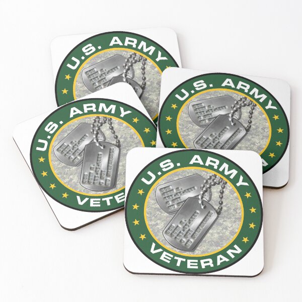Item preview, US Army Veteran Dog Tags Logo designed and sold by bg1946.