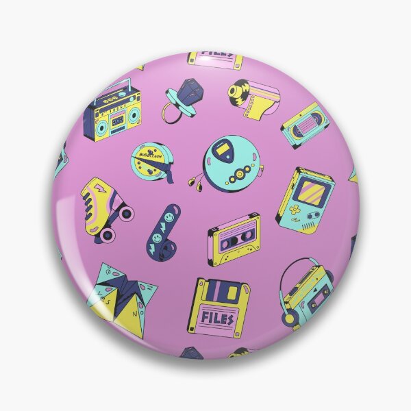 Item preview, 80s / 90s Retro Items Pattern designed and sold by Cardinal Designs.