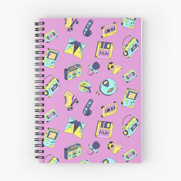 Item preview, 80s / 90s Retro Items Pattern designed and sold by Cardinal Designs.