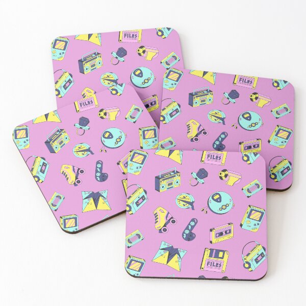 Item preview, 80s / 90s Retro Items Pattern designed and sold by Cardinal Designs.
