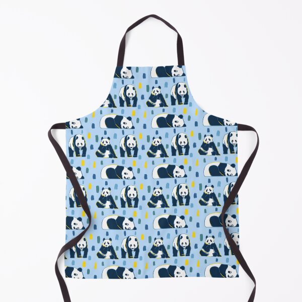 Item preview, Panda Bear #1 - Cute Blue and White Bear Illustration Pattern  designed and sold by TheRainbowRoom.