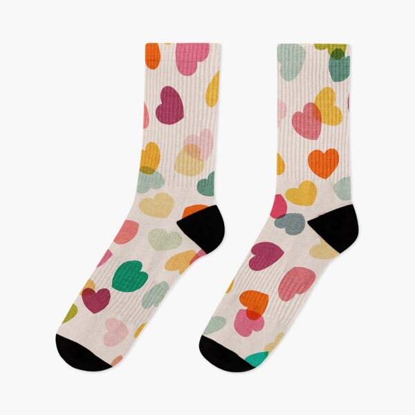 Item preview, Love Hearts Confetti Rainbow - Large designed and sold by Cecilia Mok.