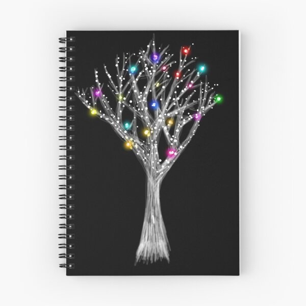 Item preview, Beautiful White tree with neon lights, quirky, fun, festive and for all the family to enjoy. designed and sold by AnneLouiseArt.
