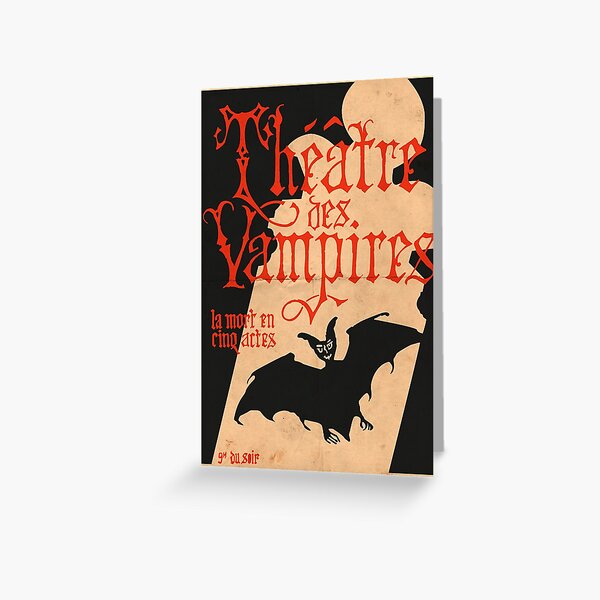 Item preview, Théâtre des Vampires Poster | Interview with the Vampire Fanart designed and sold by honey-bloom.