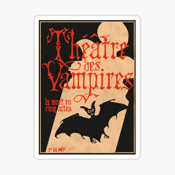 Cartoon from the movie Interview with the Vampire | Sticker