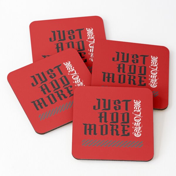 Item preview, Just Add More Gasoline (on red and gray) designed and sold by GagiTees.