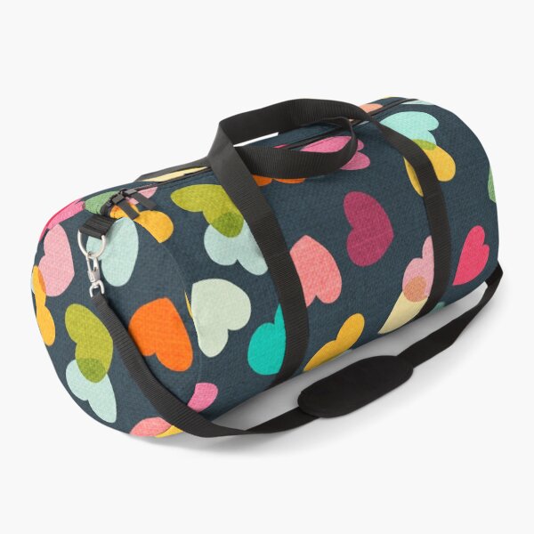 Item preview, Love Hearts Confetti Rainbow on Ink - Large designed and sold by Cecilia Mok.