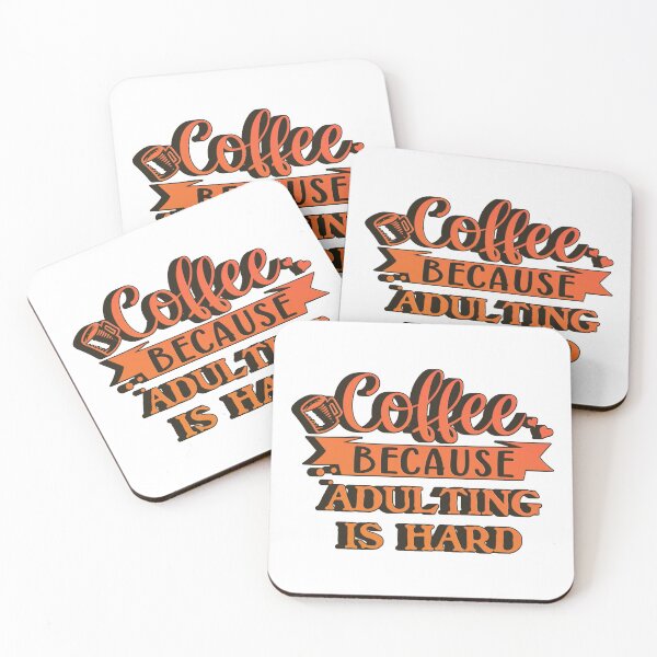Item preview, Coffee Because Adulting is Hard  designed and sold by franktact.