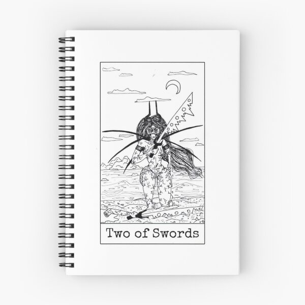 Item preview, Two of Swords designed and sold by nannonthehermit.