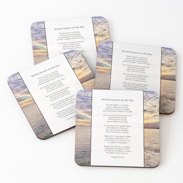 Item preview, Wistful Sunset on the Bay Poem designed and sold by Pamela Storch.