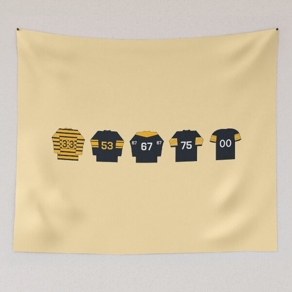 Item preview, Pittsburgh Steelers Jersey History designed and sold by WalkDesigns.