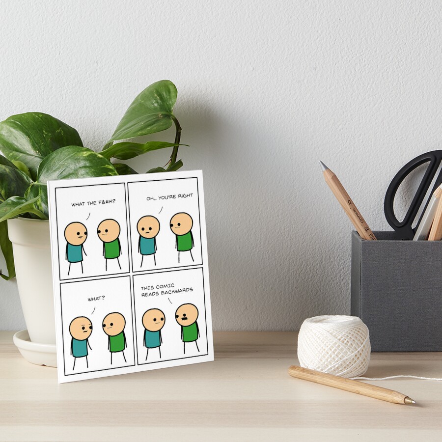 "Cyanide & Happiness" Art Board Print by AnWarEss Redbubble