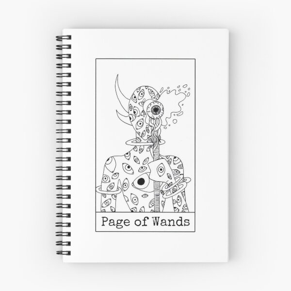 Item preview, Page of Wands designed and sold by nannonthehermit.