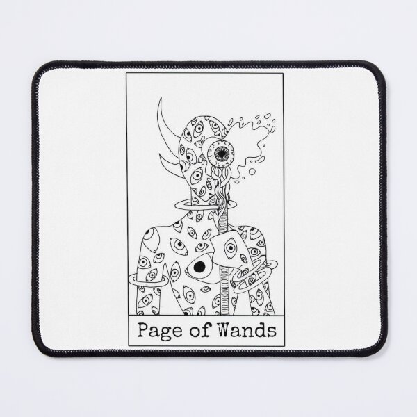 Item preview, Page of Wands designed and sold by nannonthehermit.