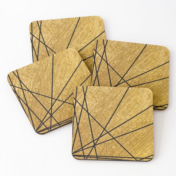 Item preview, Golden and black lines - Eleven lines  designed and sold by PamAraico.