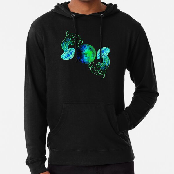 Item preview, Turquoise Moon and Space Jellyfish designed and sold by Sebastian Grafmann.