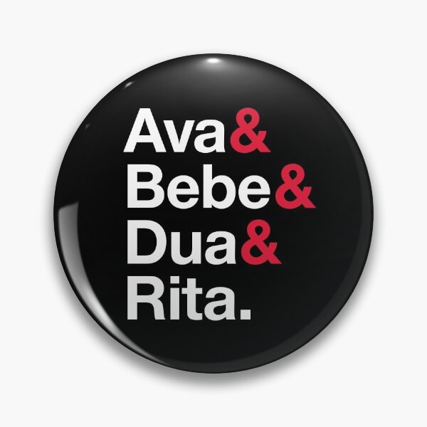 Item preview, Albanian Music Queens, Ava, Bebe, Dua, Rita, Helvetica List Style designed and sold by opalime.