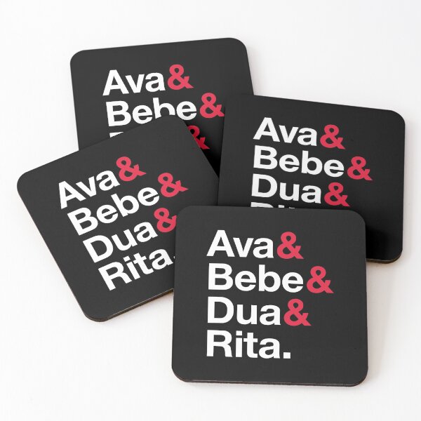 Item preview, Albanian Music Queens, Ava, Bebe, Dua, Rita, Helvetica List Style designed and sold by opalime.