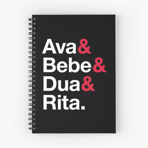 Item preview, Albanian Music Queens, Ava, Bebe, Dua, Rita, Helvetica List Style designed and sold by opalime.
